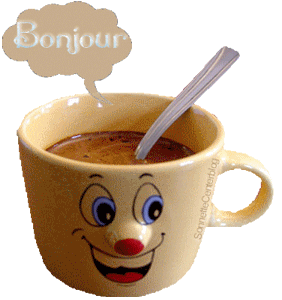 Gif bonjour chocolat chaud